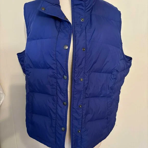Land's End Blue Puffer Vest - Size XL - Picture 4 of 8